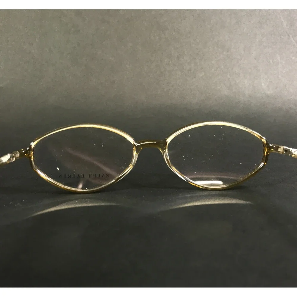 Vintage Ralph Lauren Petite Eyeglasses Frames RL1350 R62 Transp Brown 47-15-130